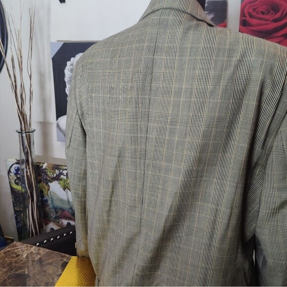 Jack Victor Montreal Men’s Plaid Wool Sport Coat – Tailored Classic 42 Reg - Picture 7 of 11